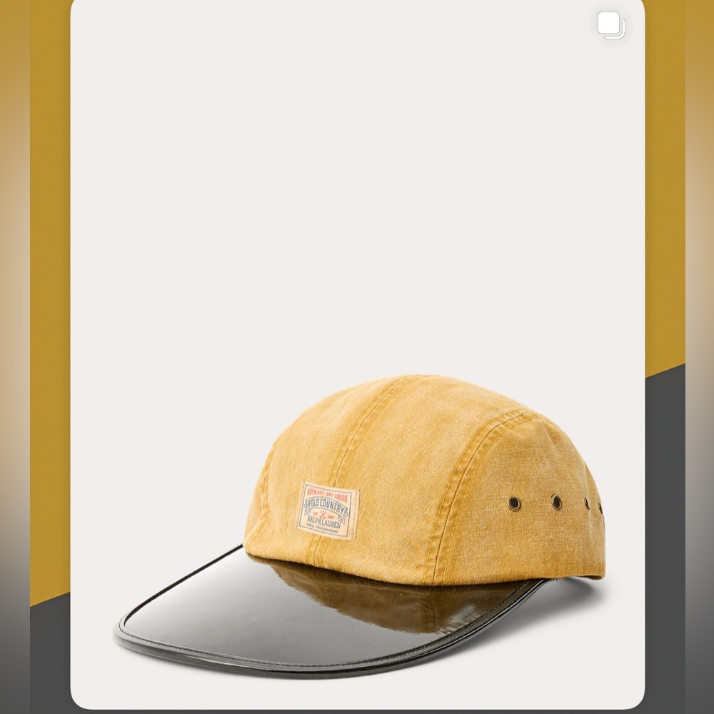 POLO COUNTRY LONG BILL CAP